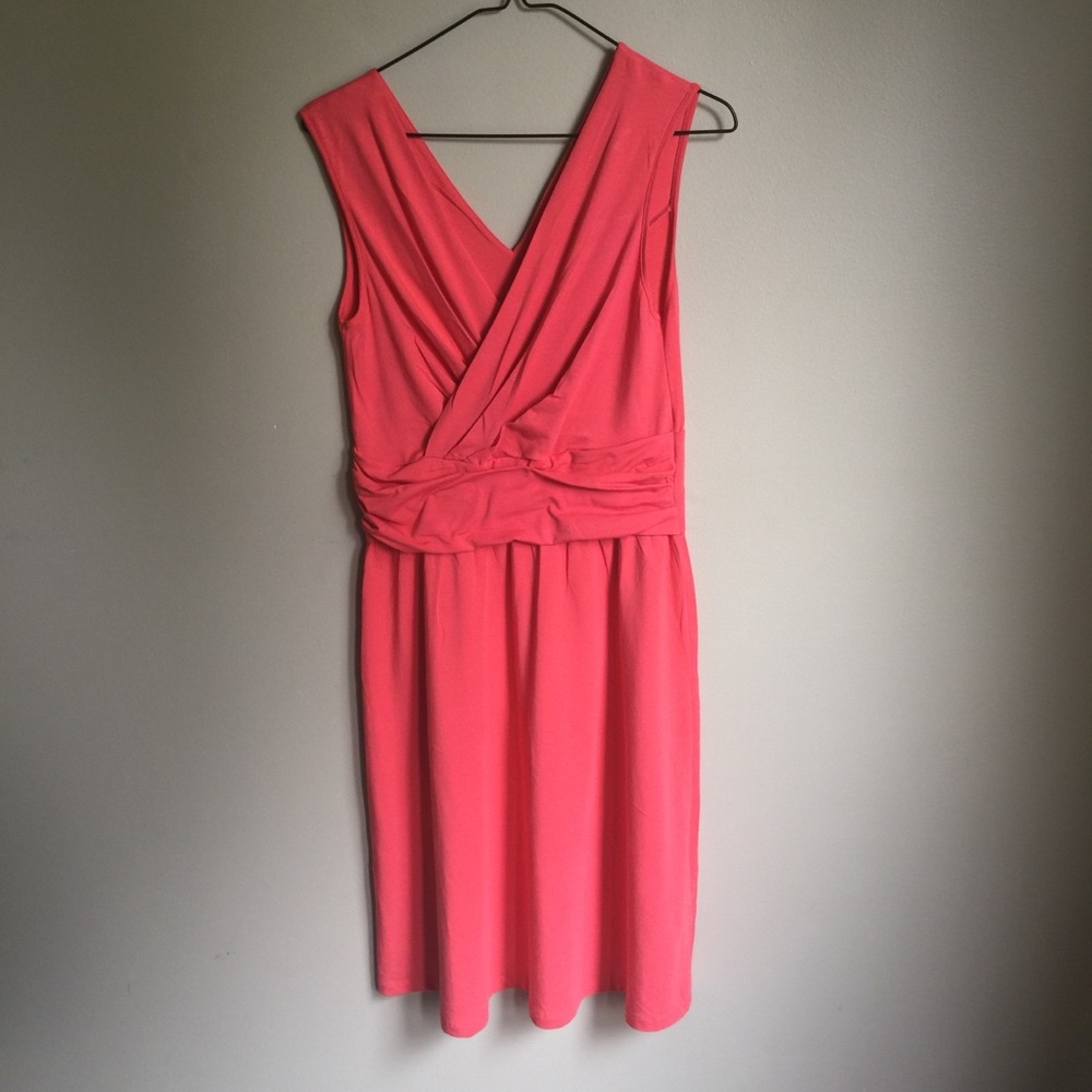 Lilla P Sleeves Dress Ruching Detail